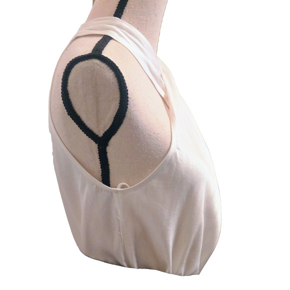 A.L.C. Elegant White Evening Sleeveless Blouse Top 8 - Picture 5 of 15